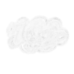 クレヨン風手書き風の雲のイラスト・綿のイラスト