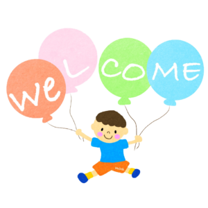 Welcome Kids balloons ©Atelier Funipo