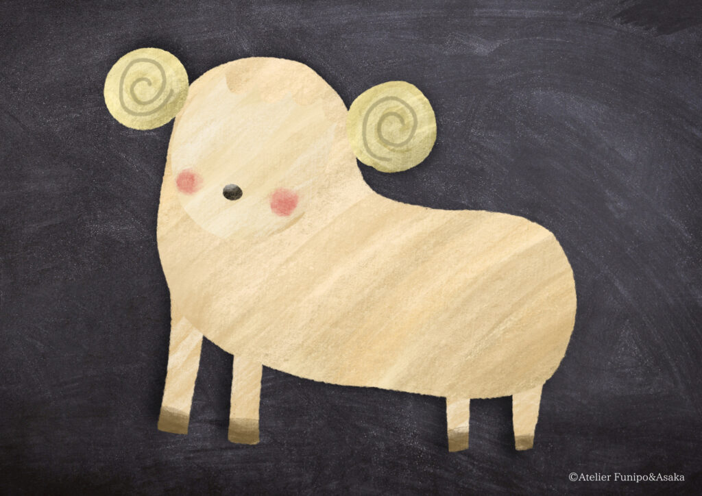 ペタペタ動物　羊さんアートプリント教材　無料ダウンロード　知育・療育で使える